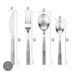 Faqueiro Jogo De Talheres Conjunto Inox Escovado 24 Pecas Hamilton Beach Aspen 5